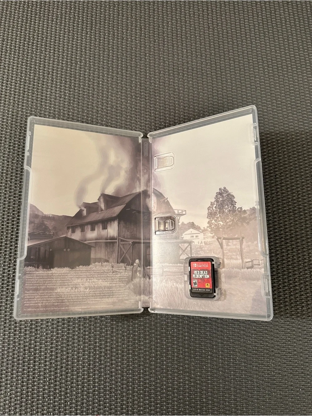 Nintendo Switch Red Dead Redemption Game with case
